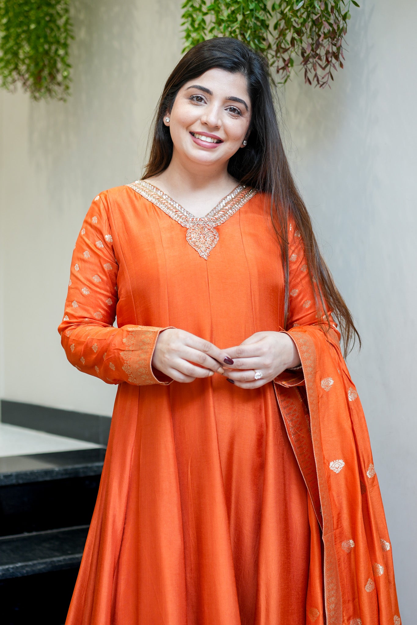 Zarisha Embroidered Anarkali Set