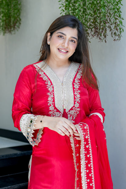 Pranaya Hand Embroidered Suit Set