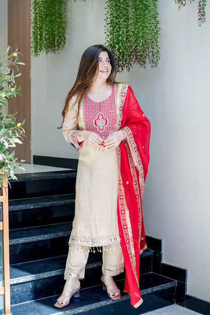 Vainavi Embroidered Suit Set