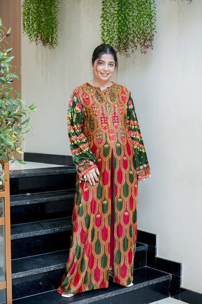 Revka Hand Embroidered Co ord Set