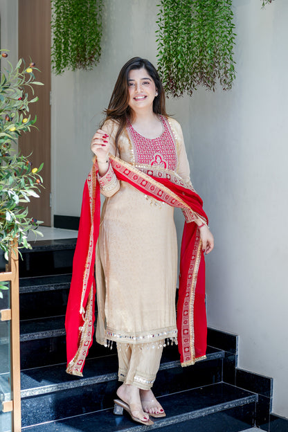 Vainavi Embroidered Suit Set