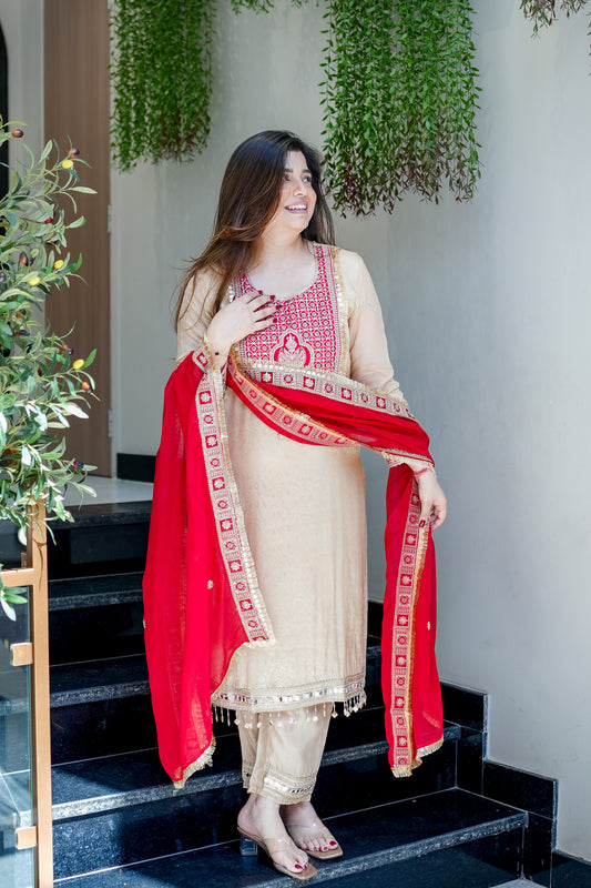 Vainavi Embroidered Suit Set