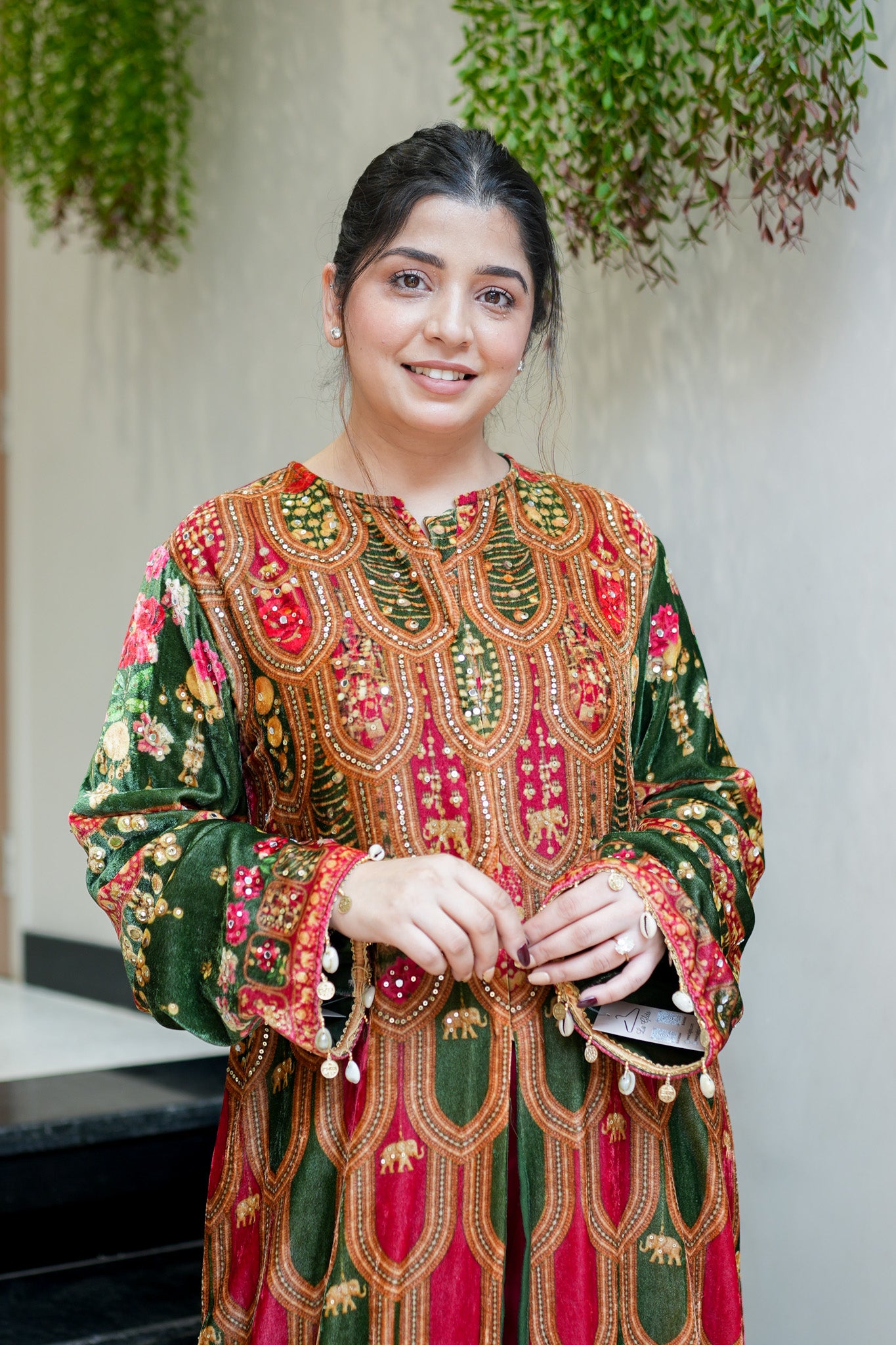 Revka Hand Embroidered Co ord Set