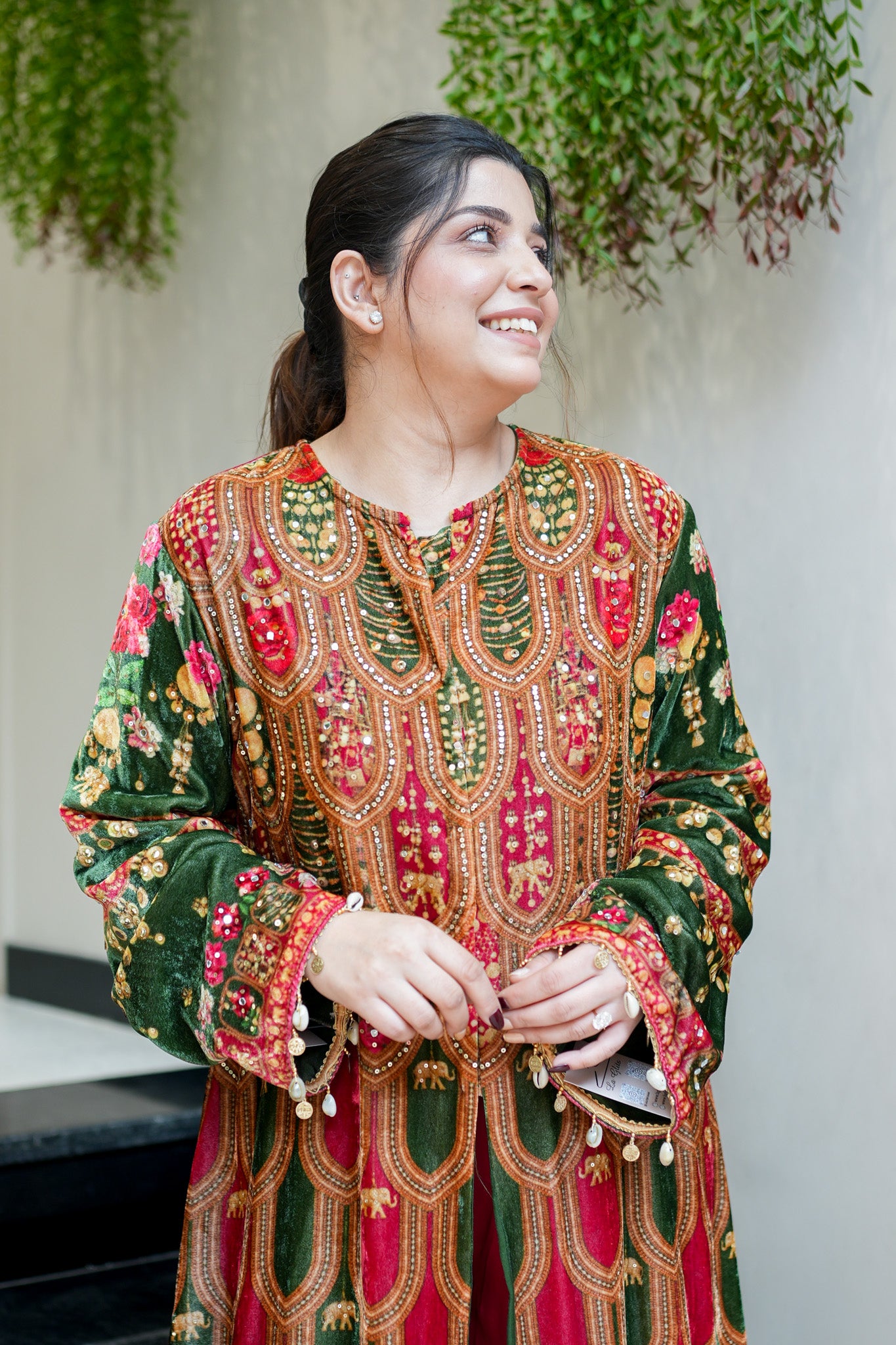 Revka Hand Embroidered Co ord Set