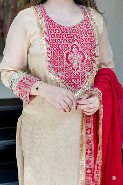 Vainavi Embroidered Suit Set