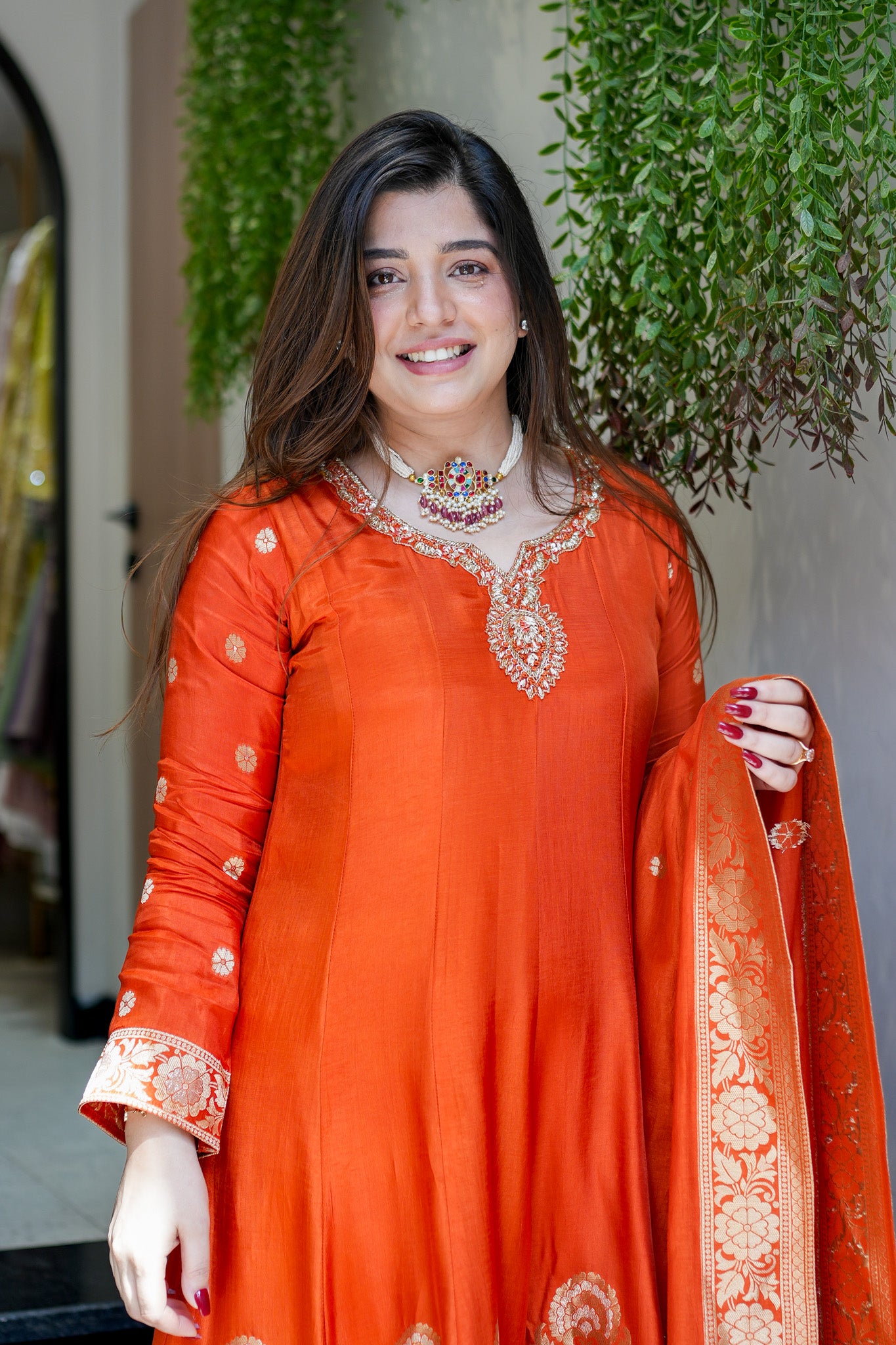 Arnika Embroidered Anarkali Suit Set