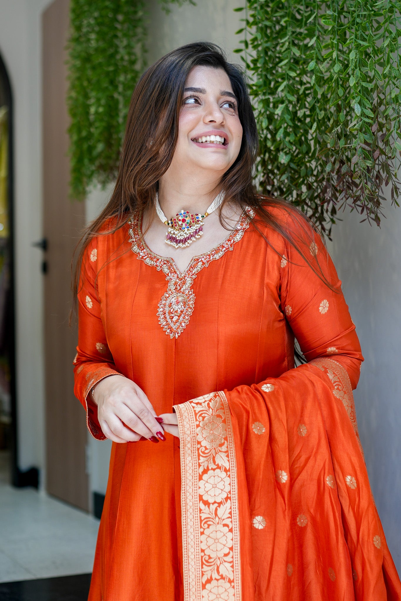 Arnika Embroidered Anarkali Suit Set