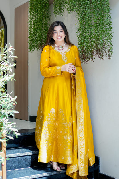 Arnika Embroidered Anarkali Suit Set