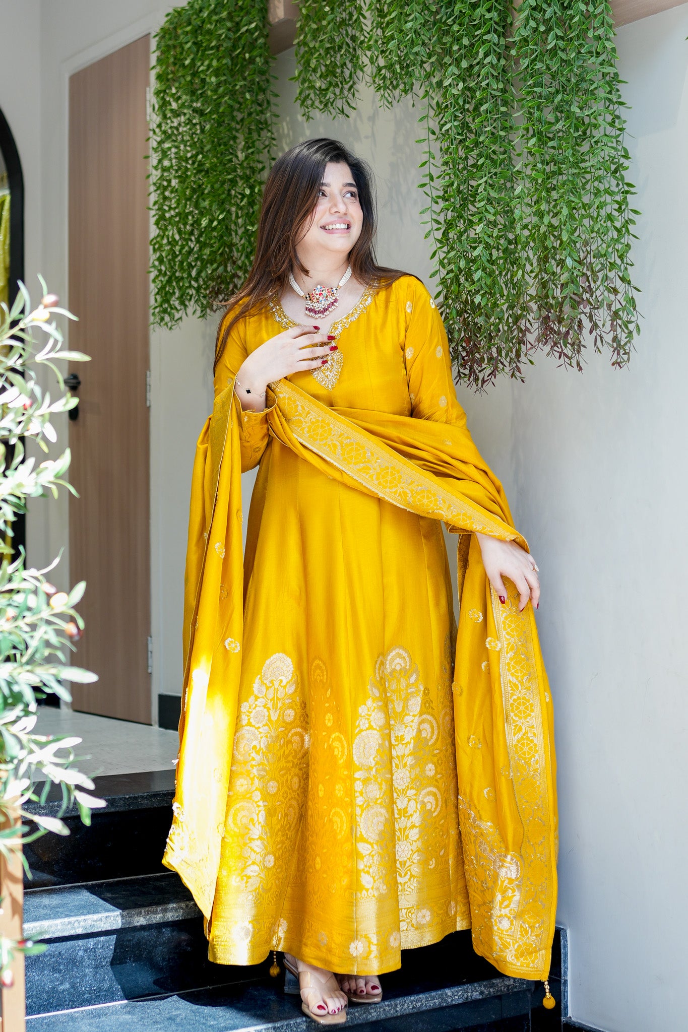 Arnika Embroidered Anarkali Suit Set