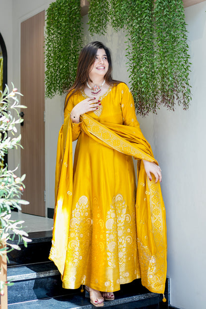 Arnika Embroidered Anarkali Suit Set