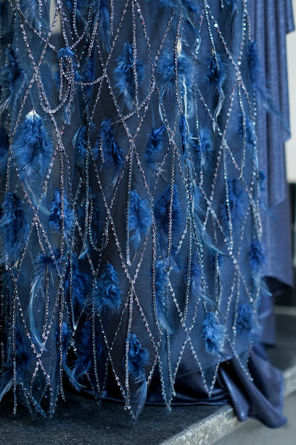 Ratna Hand Embroidered Lehenga with Cape