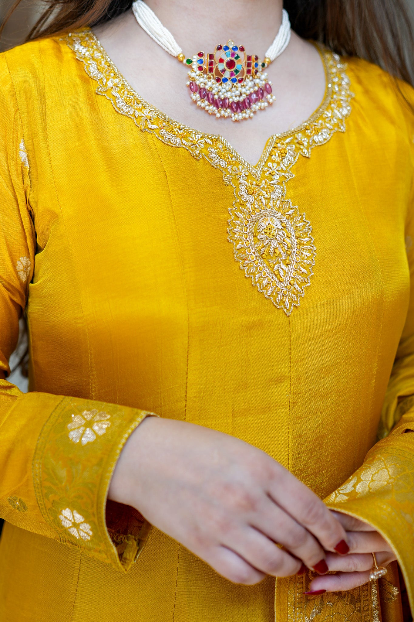 Arnika Embroidered Anarkali Suit Set