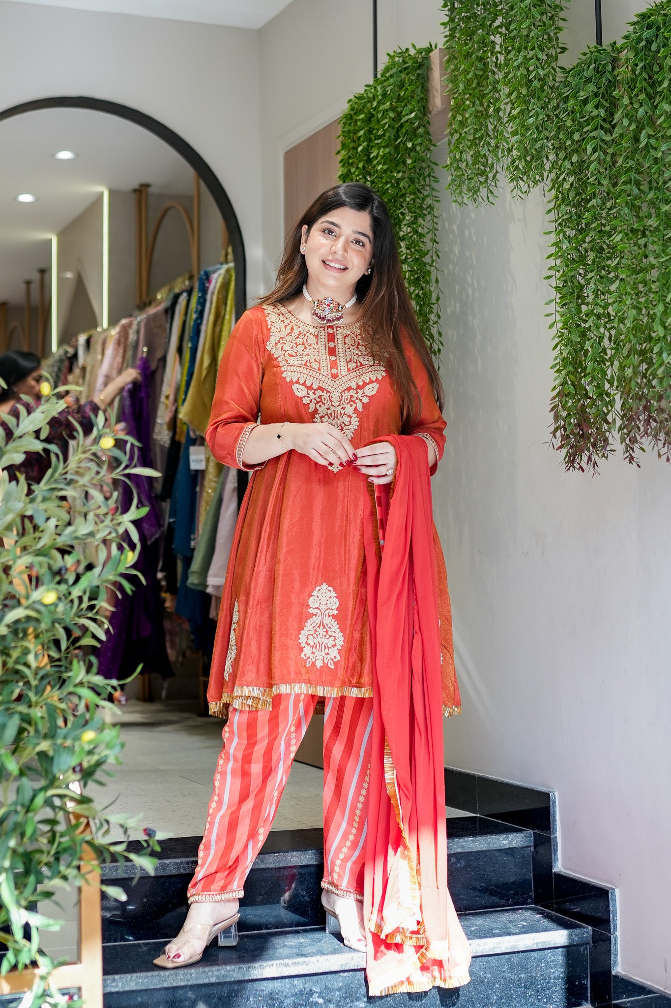 Tavisha Embroidered Suit Set