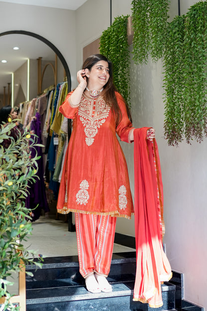Tavisha Embroidered Suit Set