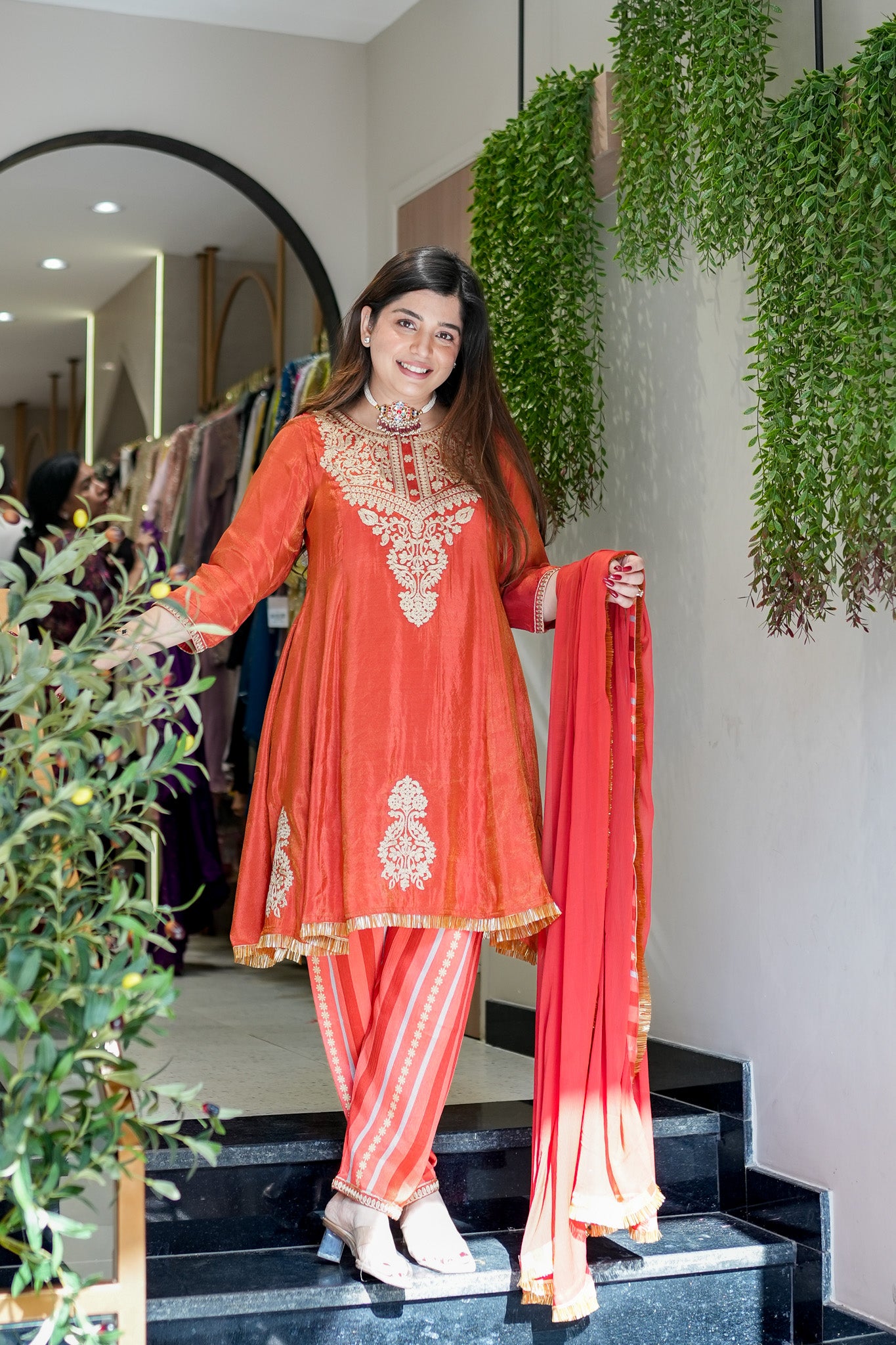 Tavisha Embroidered Suit Set