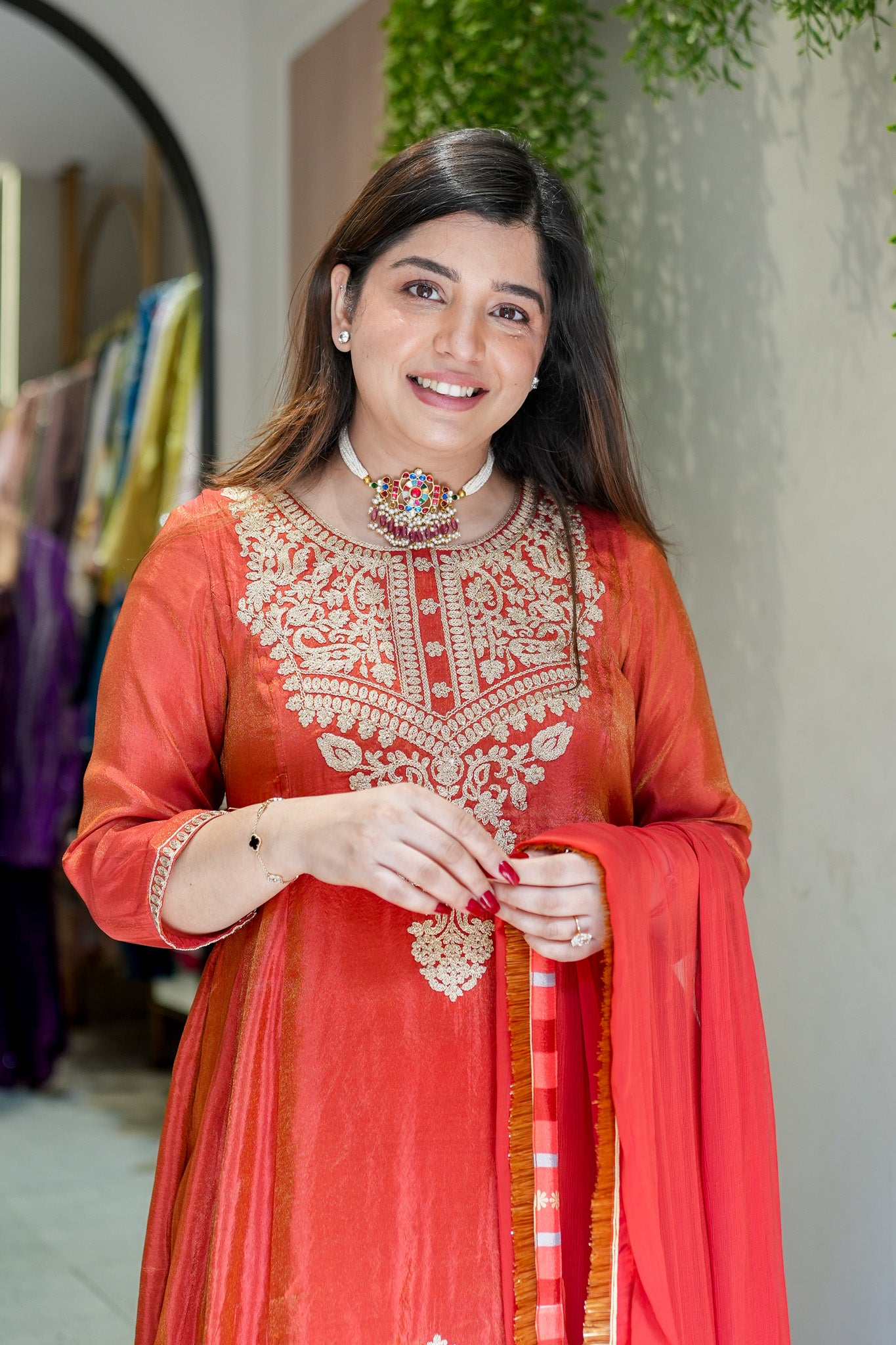 Tavisha Embroidered Suit Set