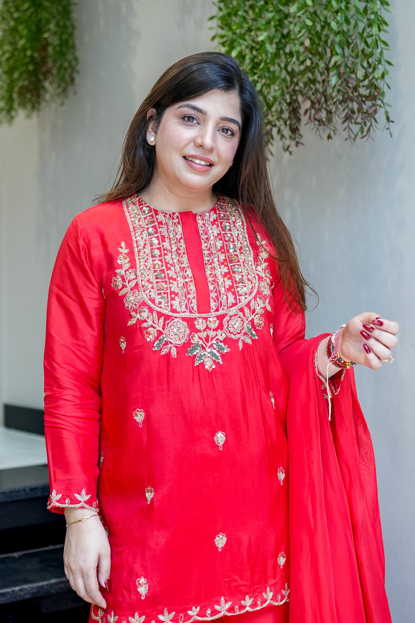 Mehaya Embroidered Suit Set