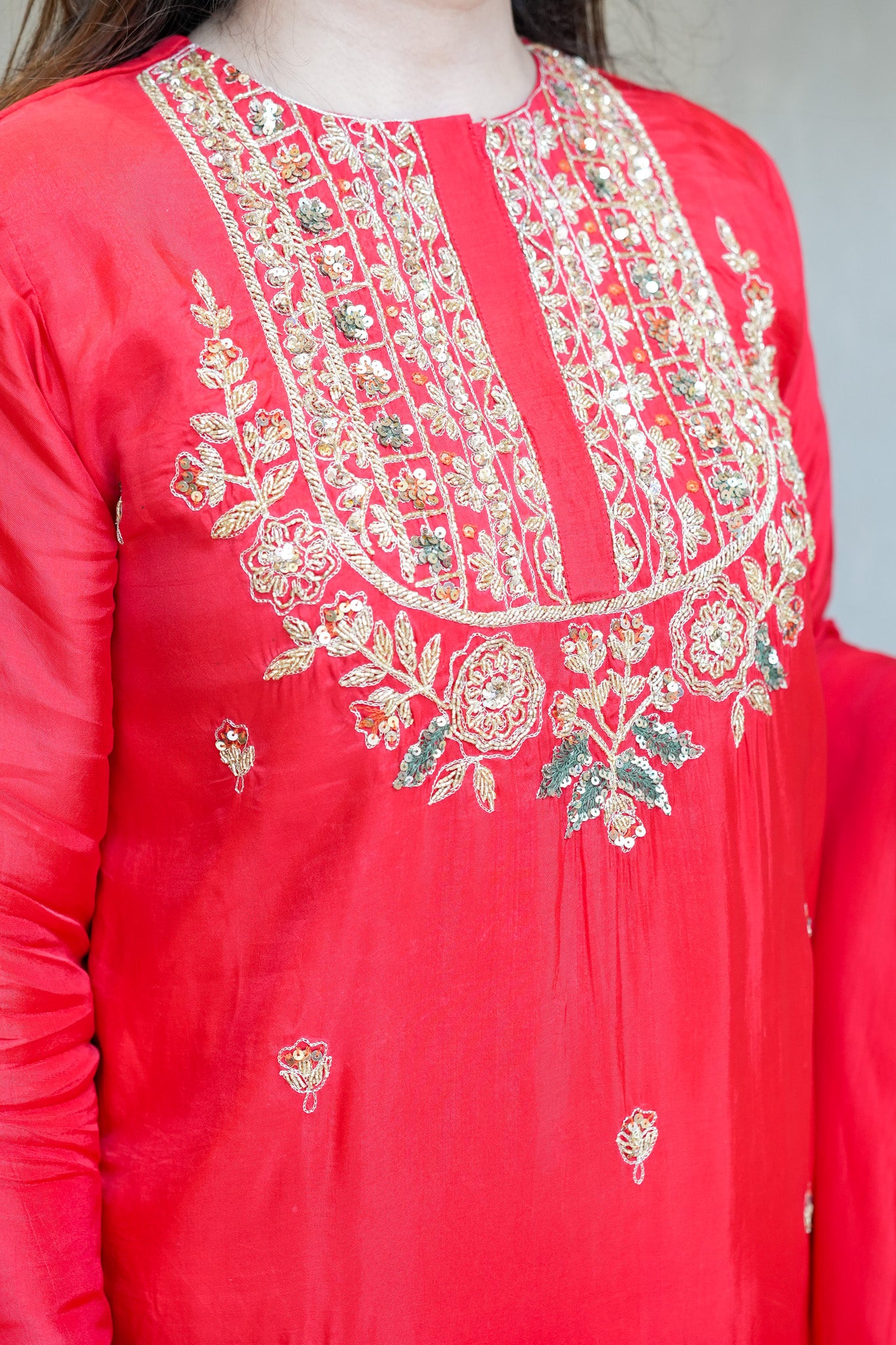 Mehaya Embroidered Suit Set