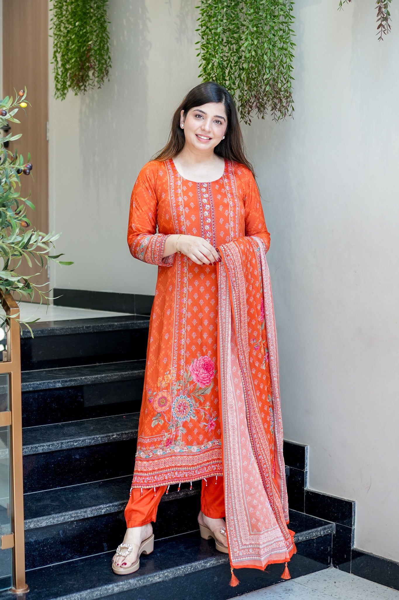 Iraaya Floral Printed Suit Set