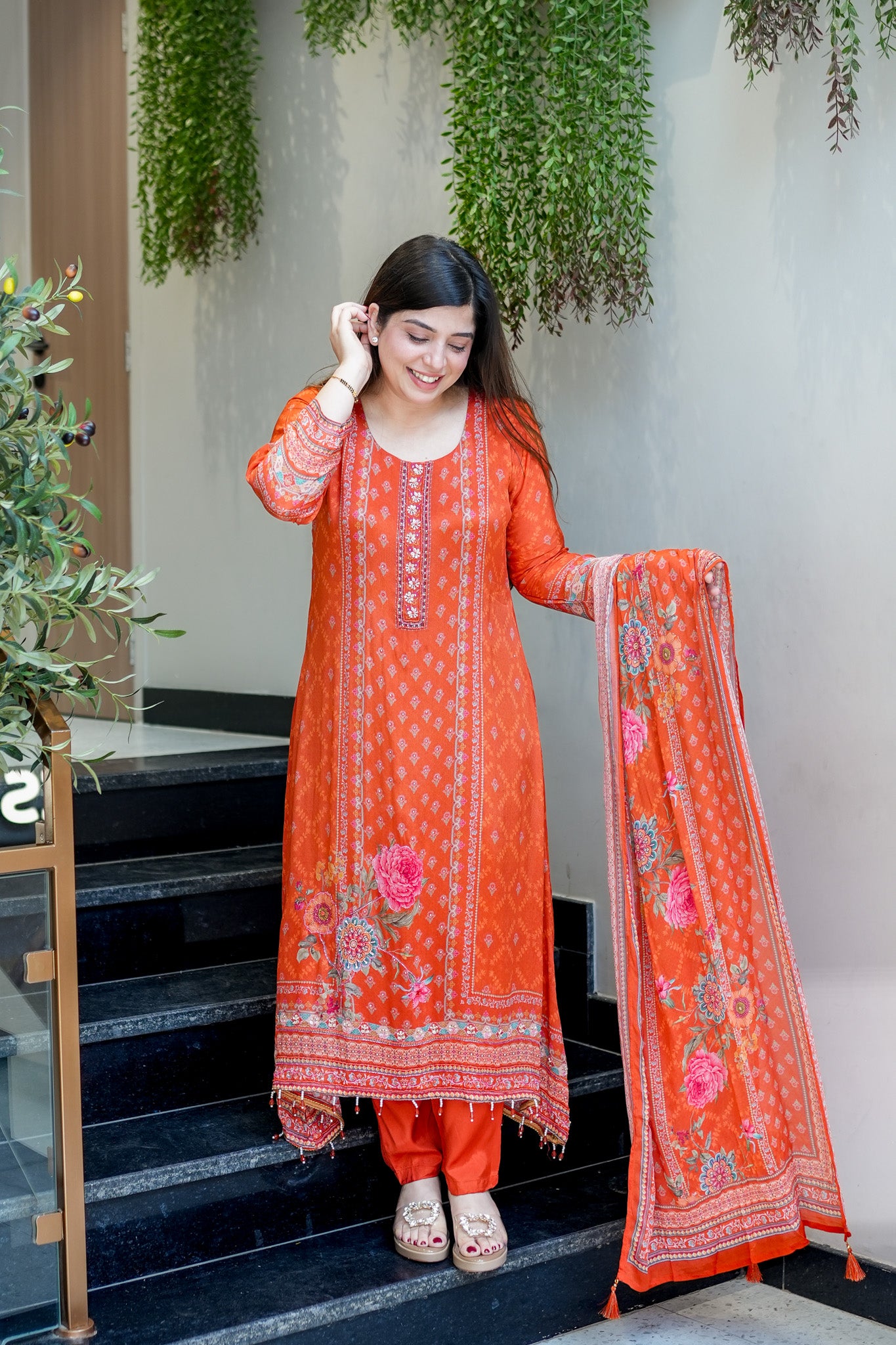 Iraaya Floral Printed Suit Set