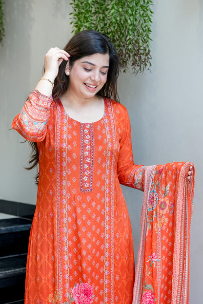 Iraaya Floral Printed Suit Set
