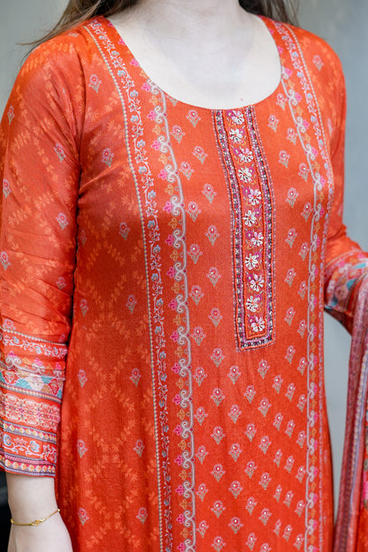 Iraaya Floral Printed Suit Set