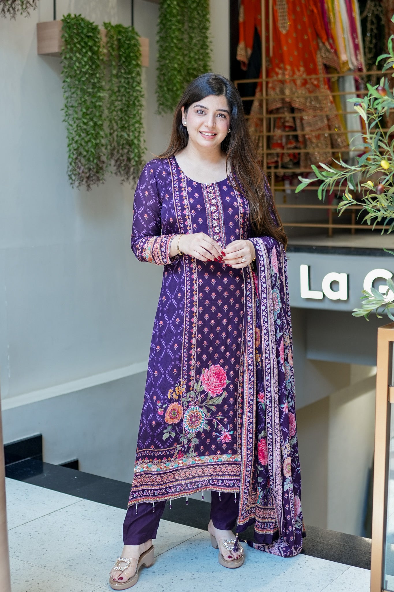 Iraaya Floral Printed Suit Set