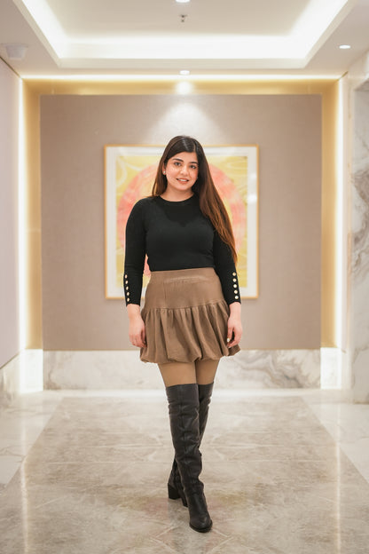 Tessa Knitted Balloon Skirt