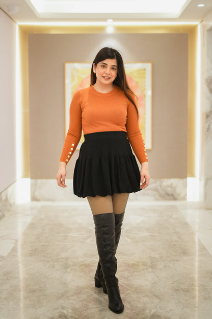 Tessa Knitted Balloon Skirt