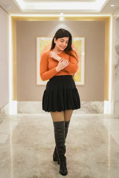 Tessa Knitted Balloon Skirt