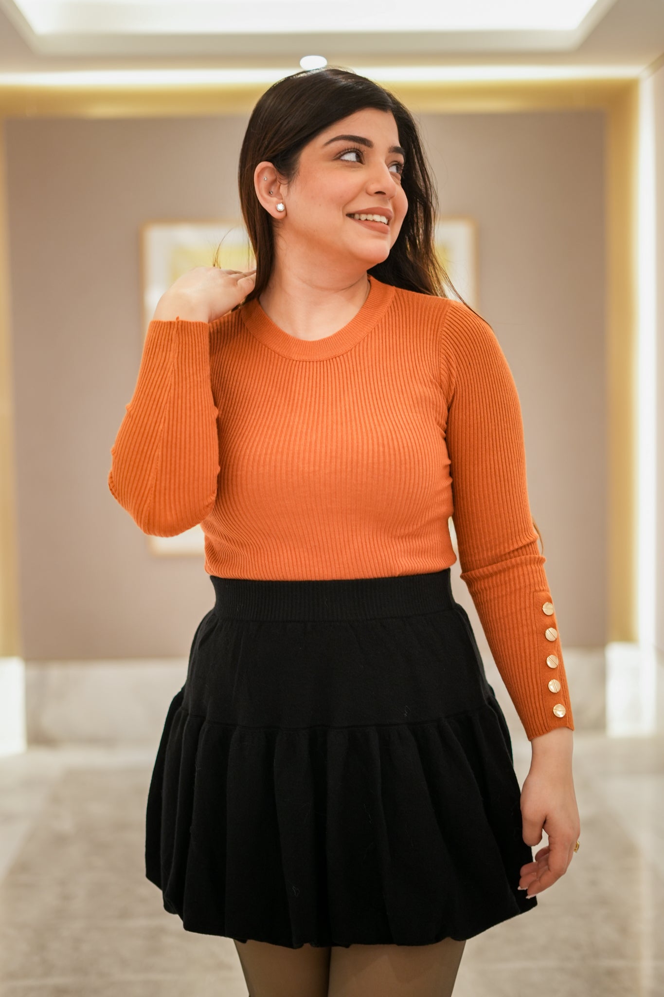 Tessa Knitted Balloon Skirt