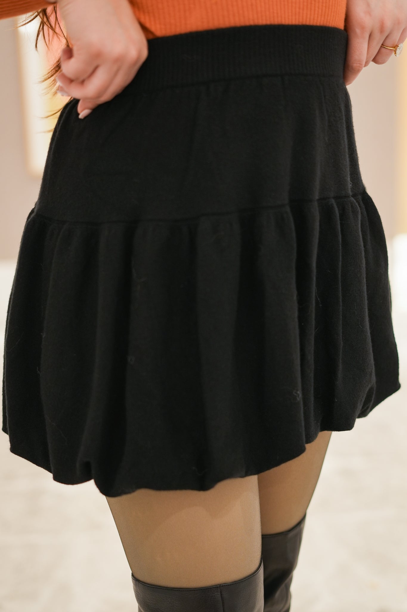 Tessa Knitted Balloon Skirt