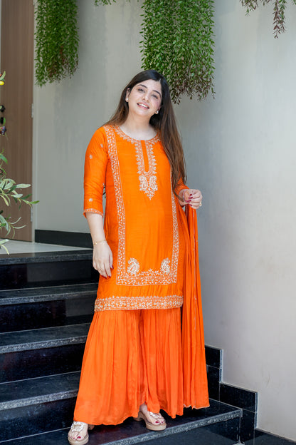 Avishi Embroidered Suit Set