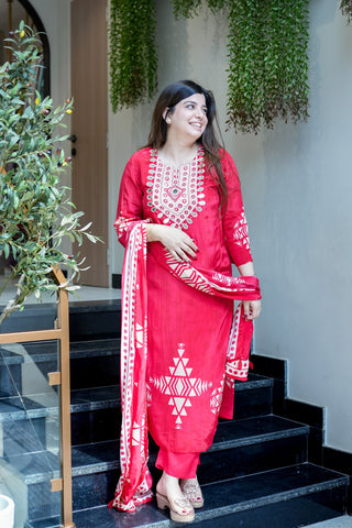 Ekisha Mirror Detailing Suit Set