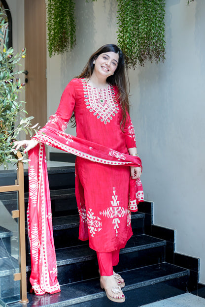 Ekisha Mirror Detailing Suit Set