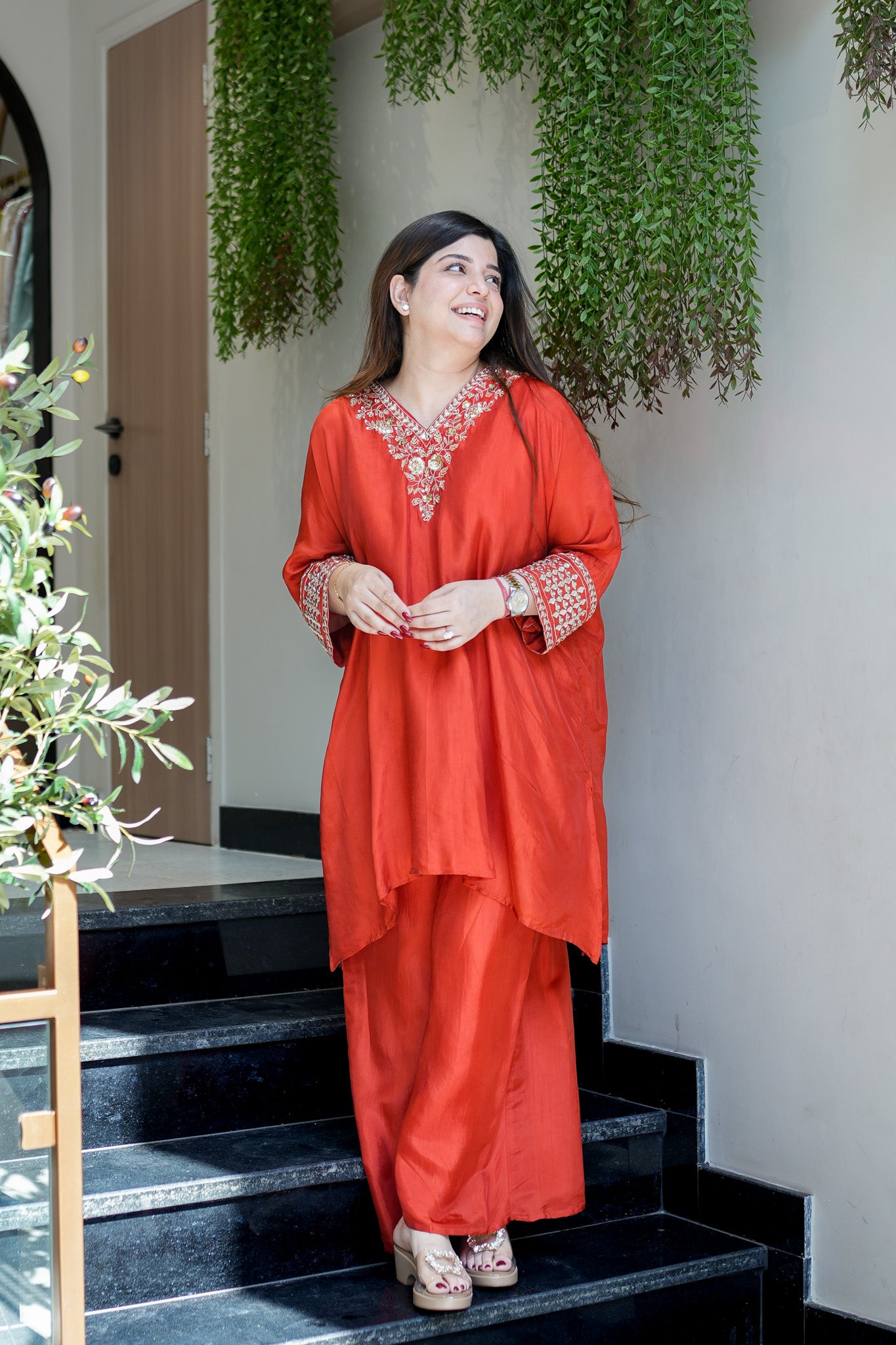Savi Embroidered Co ord Set