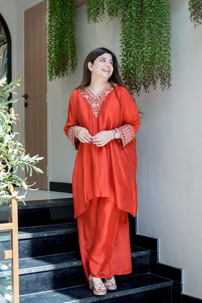 Savi Embroidered Co ord Set