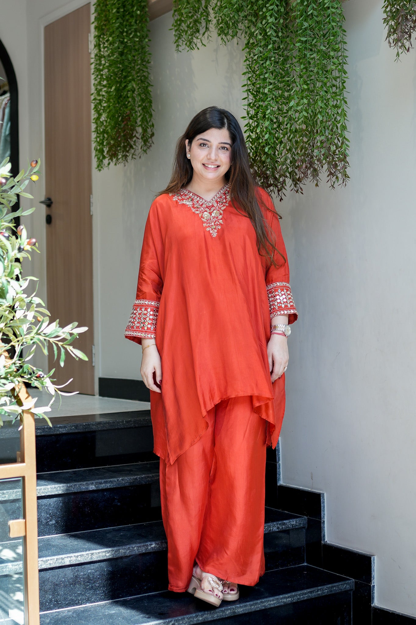 Savi Embroidered Co ord Set