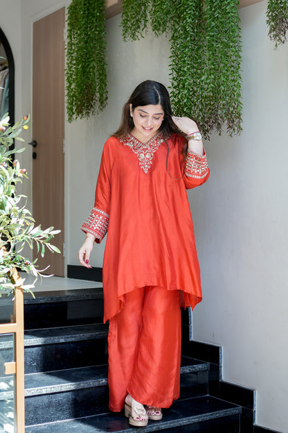 Savi Embroidered Co ord Set