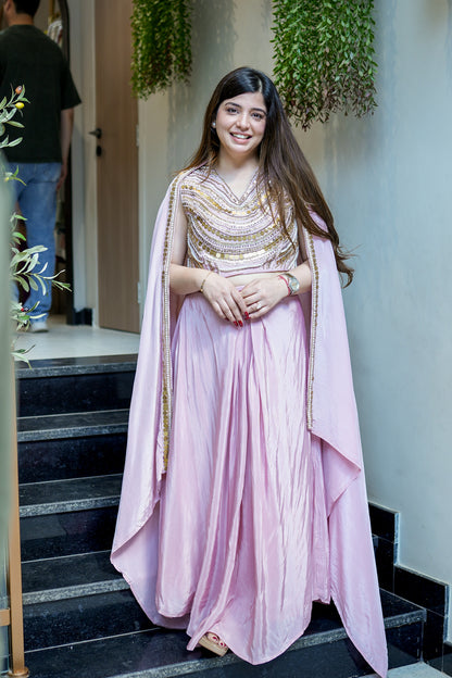 Aavya Embroidered Three Piece Set
