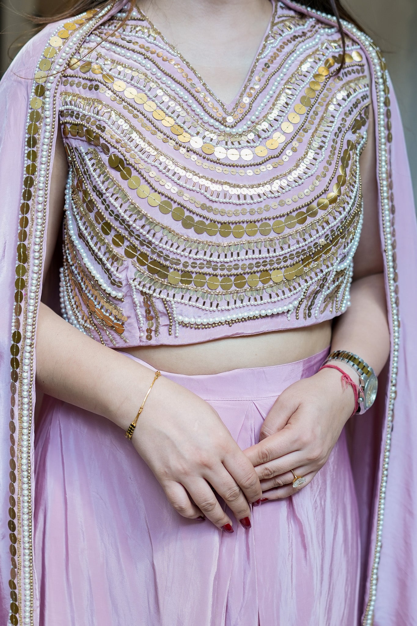 Aavya Embroidered Three Piece Set