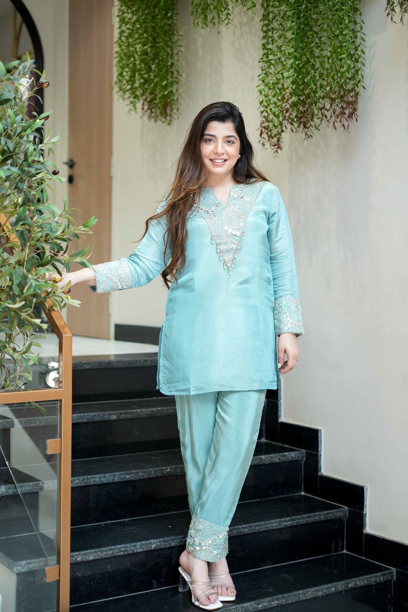 Variha Embroidered Cord Set