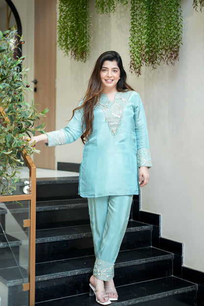 Variha Embroidered Cord Set