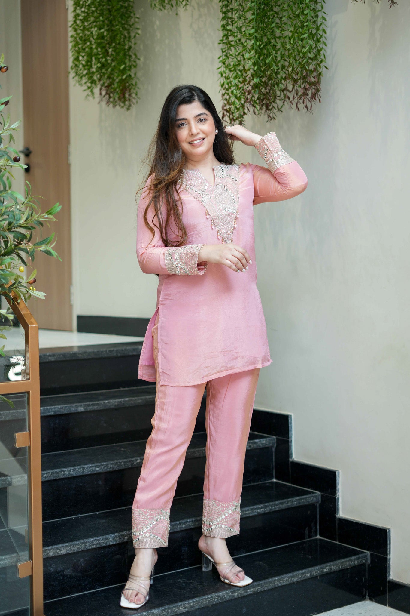 Variha Embroidered Cord Set