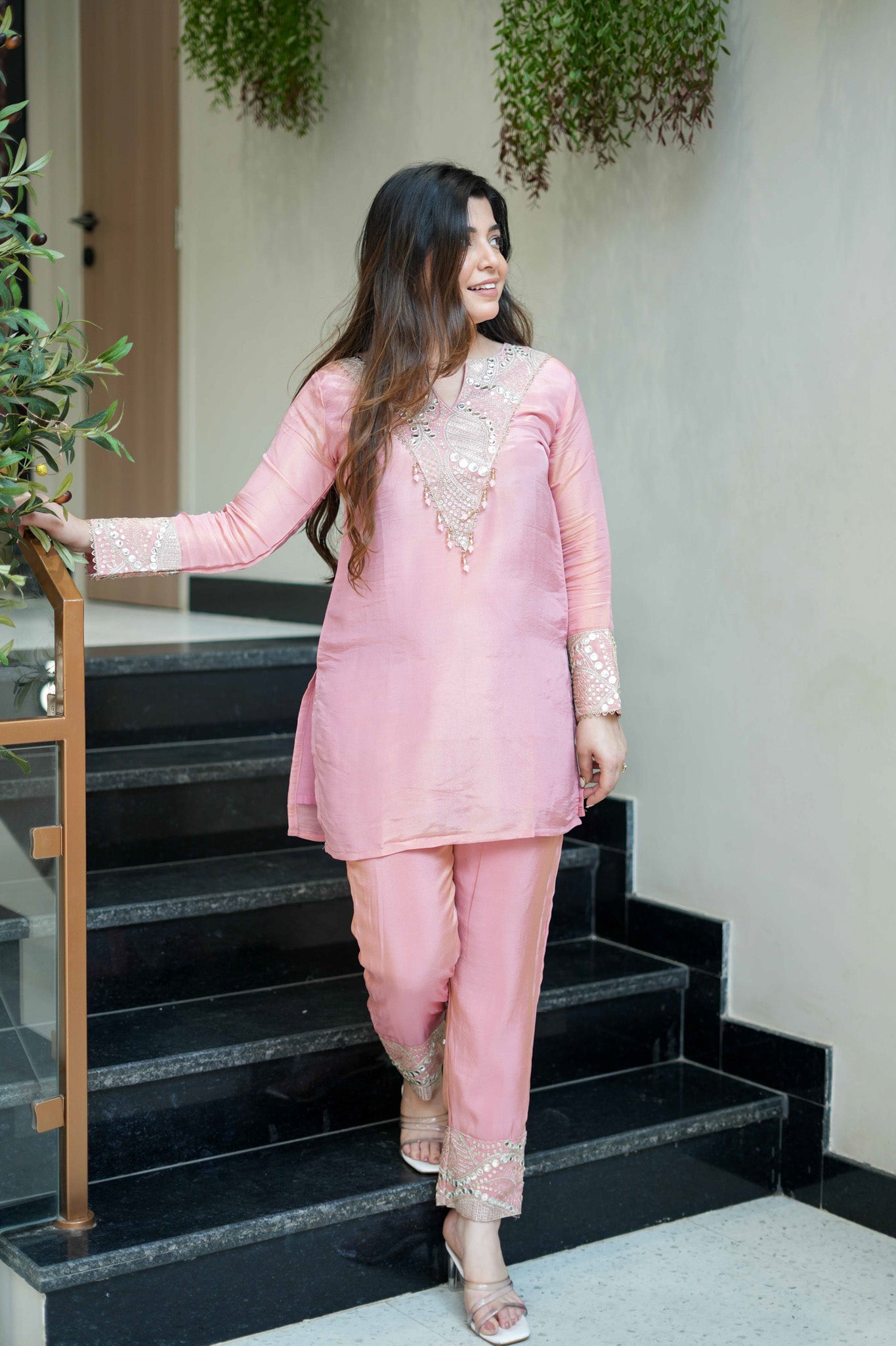 Variha Embroidered Cord Set