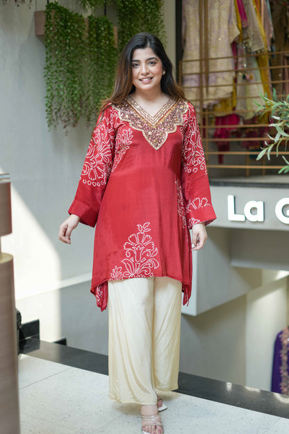 Praya Embroidered Co ord Set