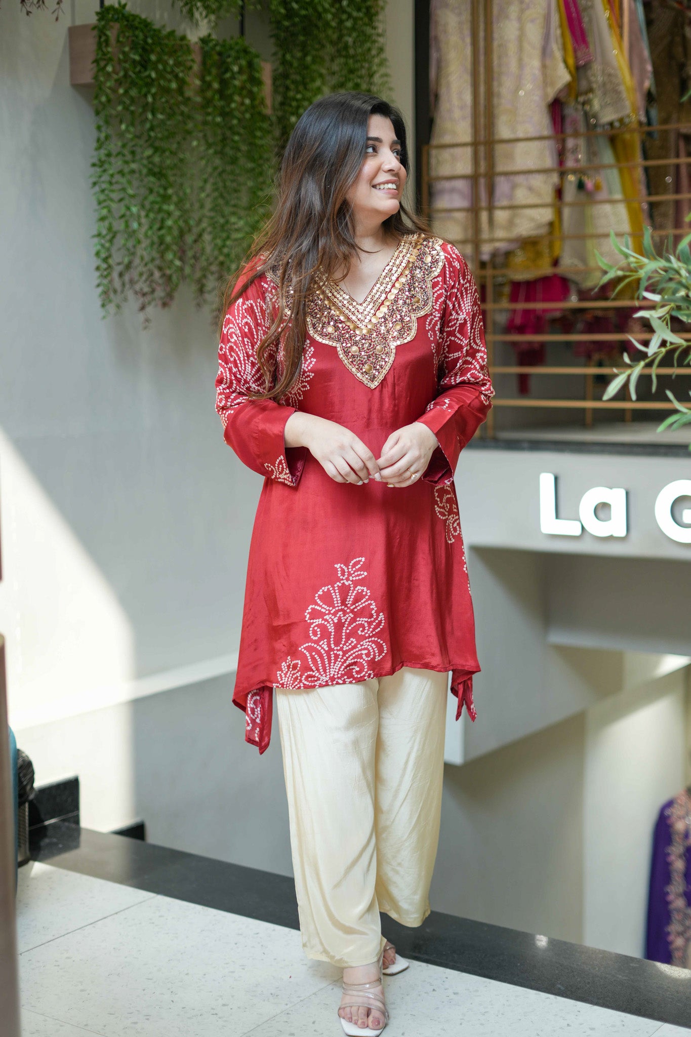 Praya Embroidered Co ord Set