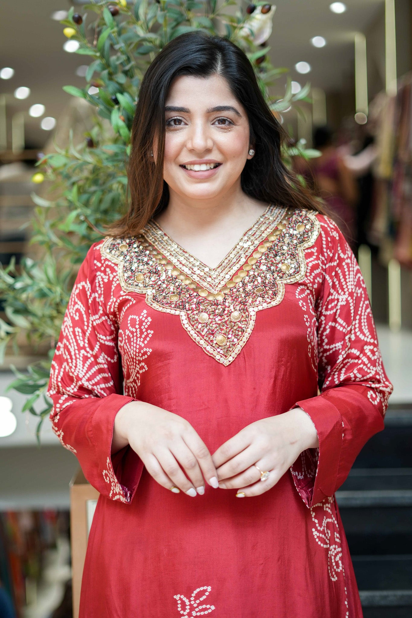 Praya Embroidered Co ord Set