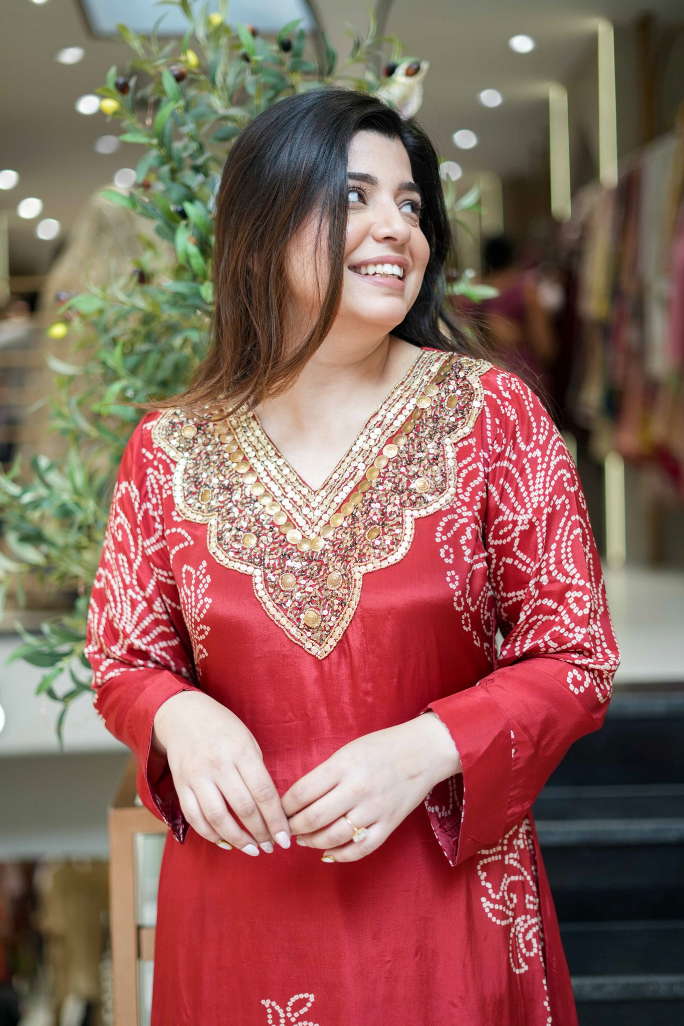 Praya Embroidered Co ord Set