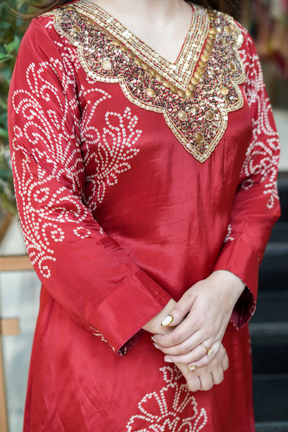 Praya Embroidered Co ord Set